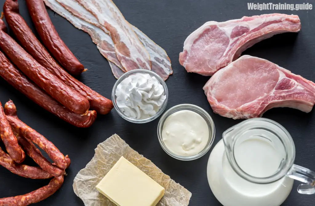 Sources of saturated fat