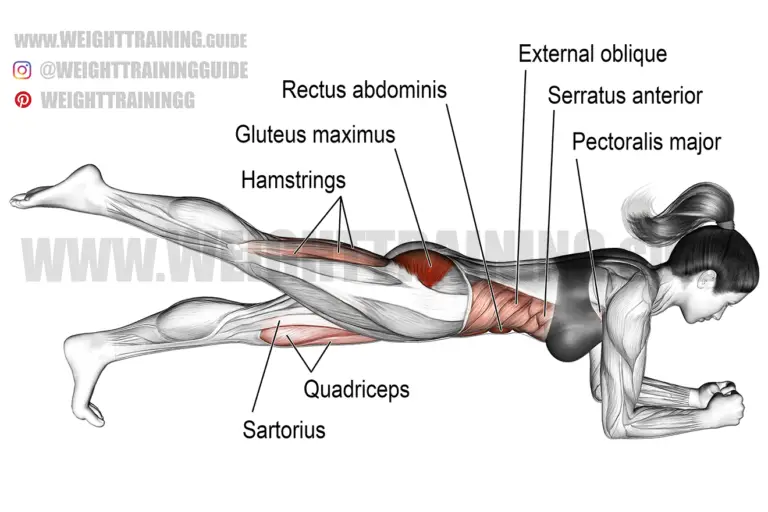 One-leg front plank