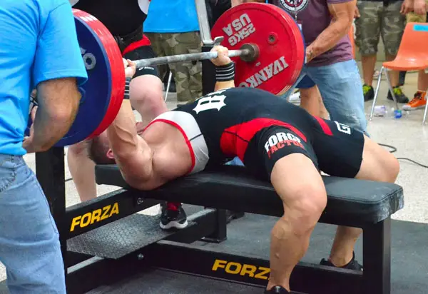 Bench press tip - Plant your feet